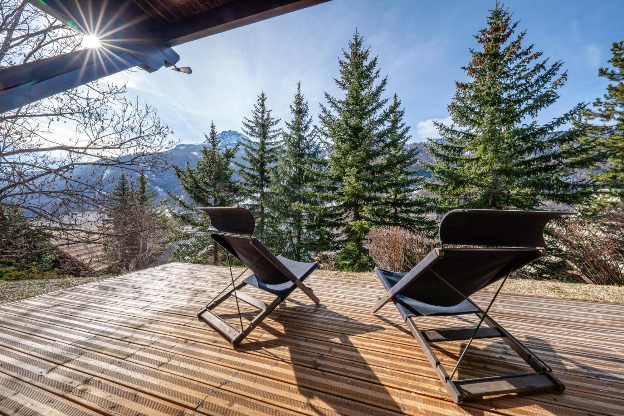 Serre Chevalier Studio 30 M2 Coin Montagne A 8 Minutes Des Pistes Сен-Шафре Екстериор снимка